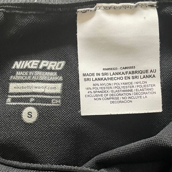 Nike Pro Dri Fit Cropped Athletic Leggings - Picture 6 of 7